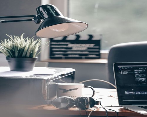 Natural lighting in workspace