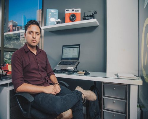 Comfortable Colombian workspace